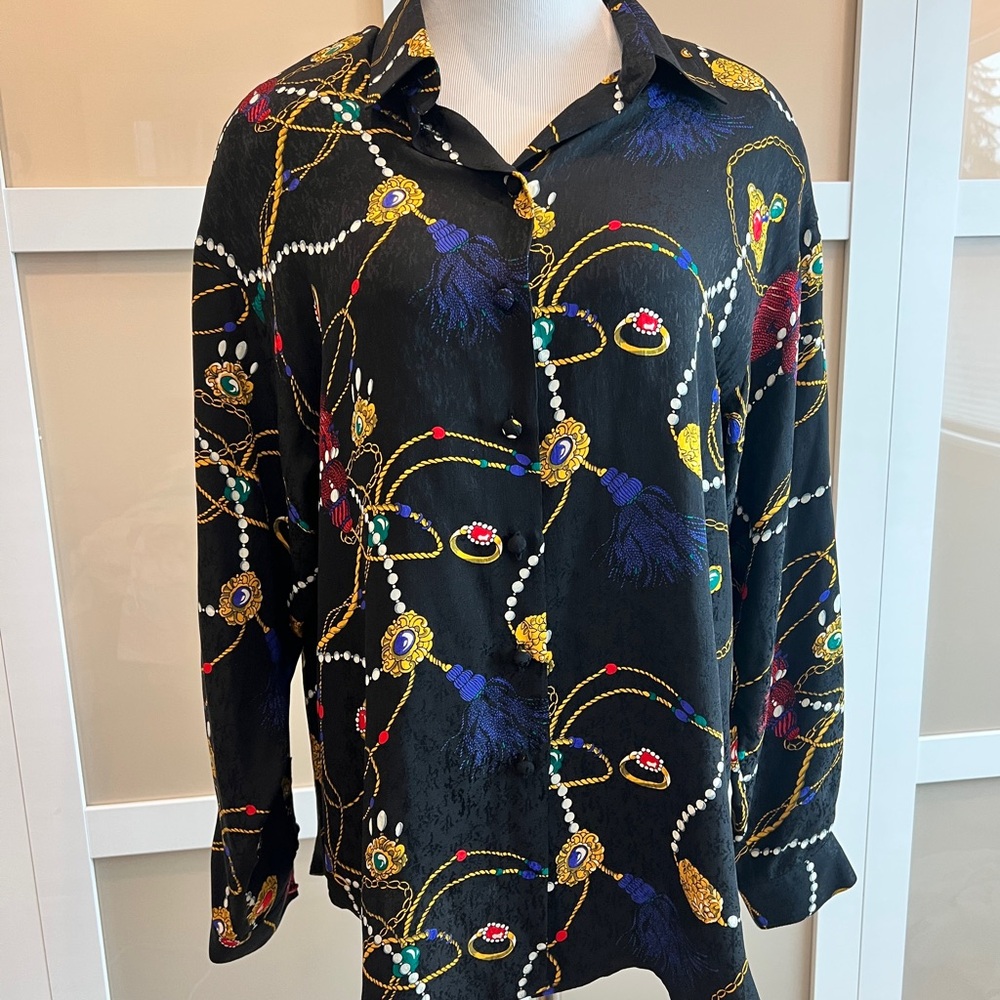 Vintage I.Magnin Silk Blouse